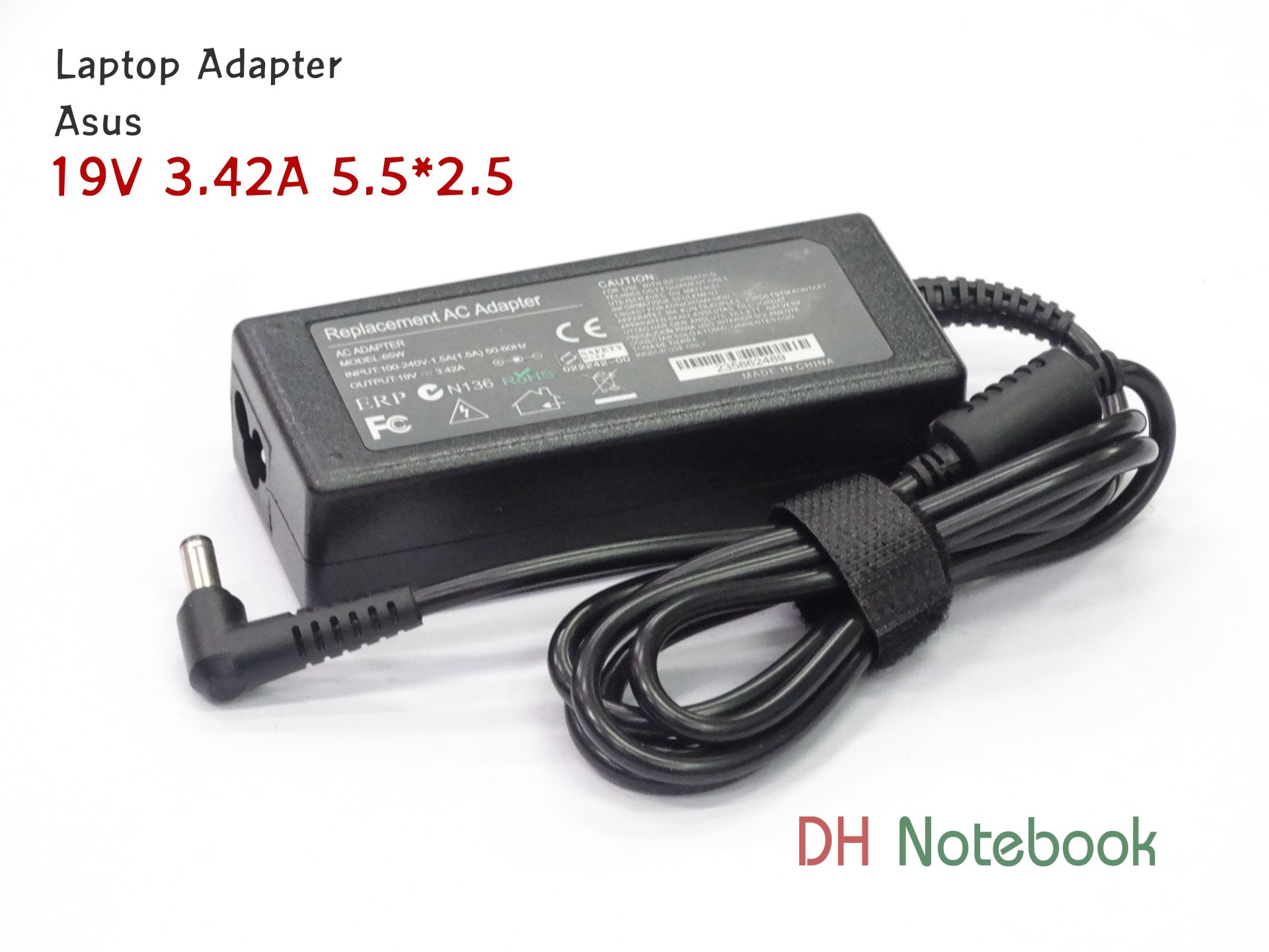 สายชาร์จ Adapter ASUS 19V 3.42A 5.5*2.5 DH Notebook - dhnotebook