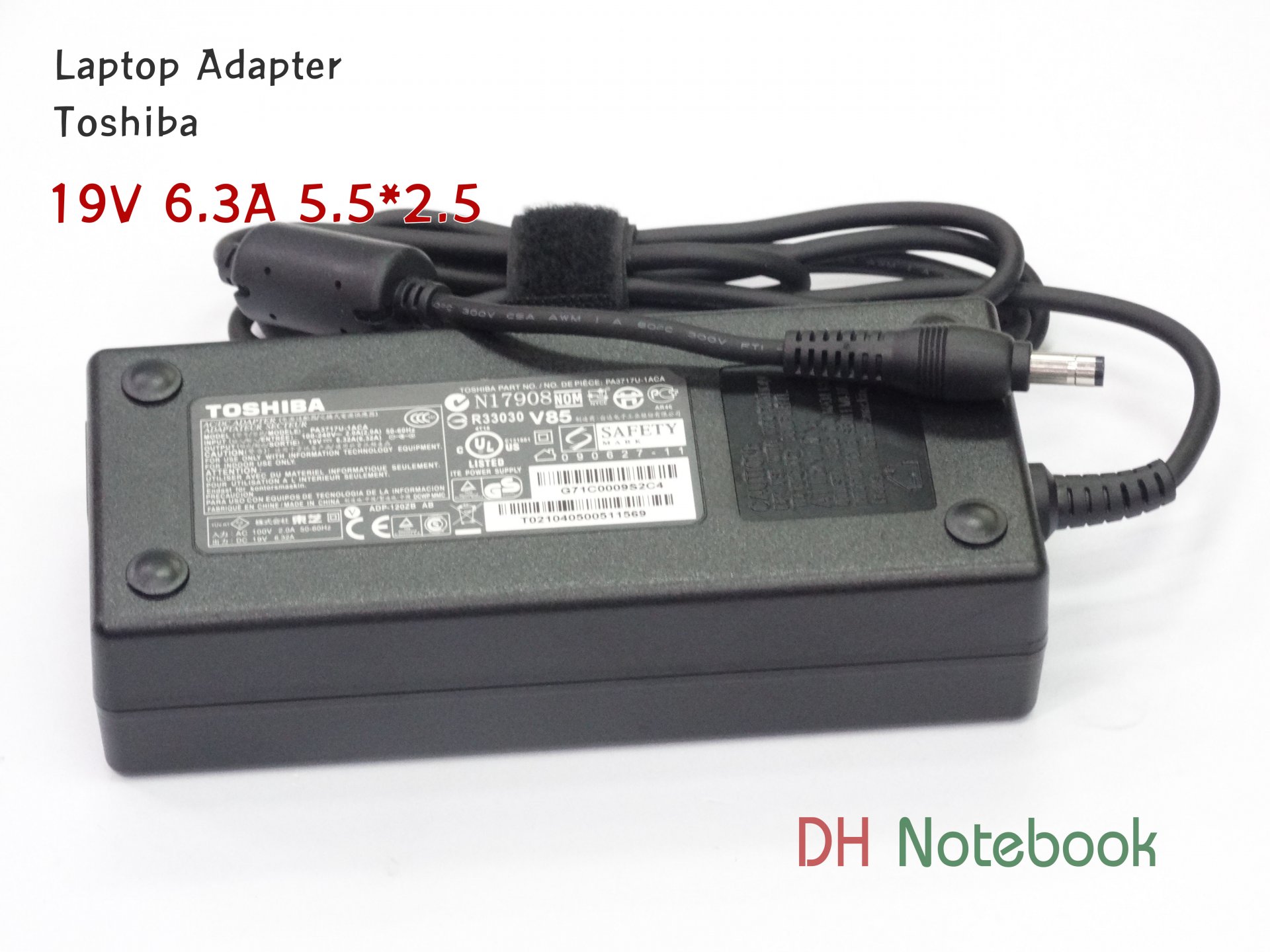 Adapter Toshiba 19V 6.3A 5.5*2.5 เเท้