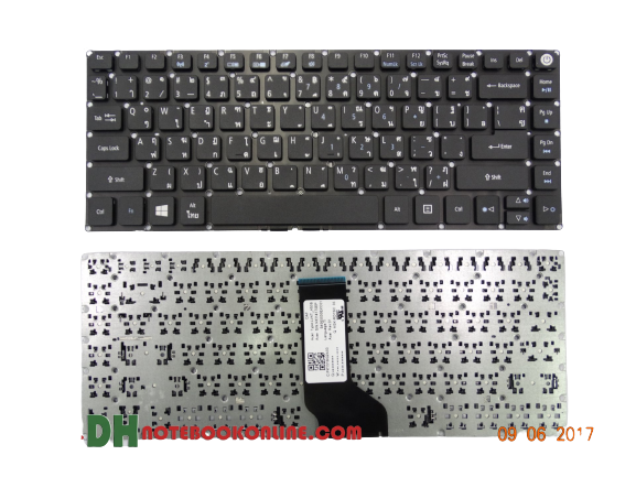 แป้นพิมพ์โน๊ตบุ๊ค Acer Aspire E5-473