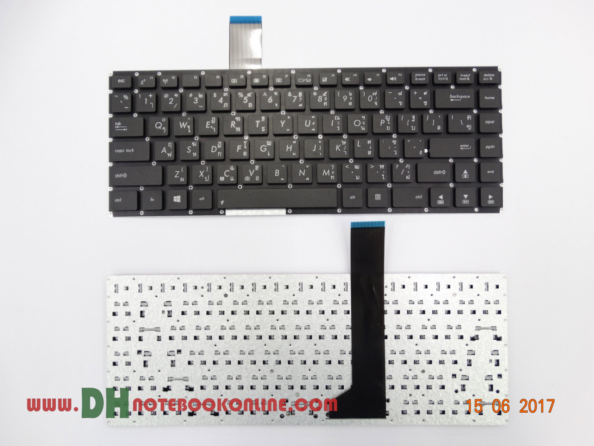 Keyboard Asus K46 แพรดำหนา