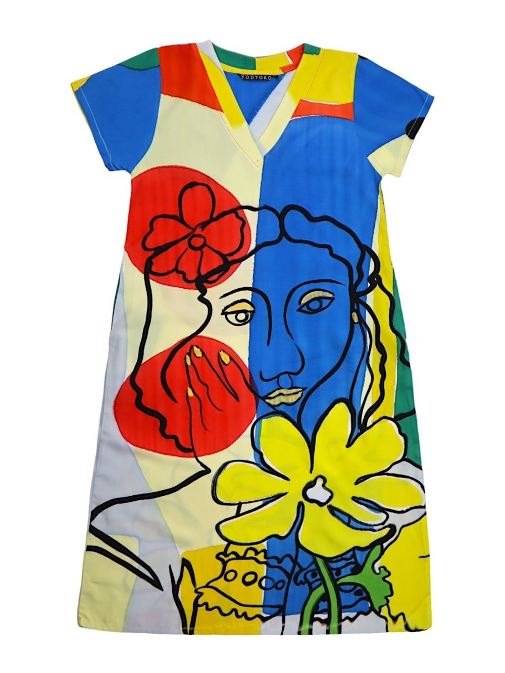 Cheap Lady Short Sleeve flower floral cute Women Print Clothing