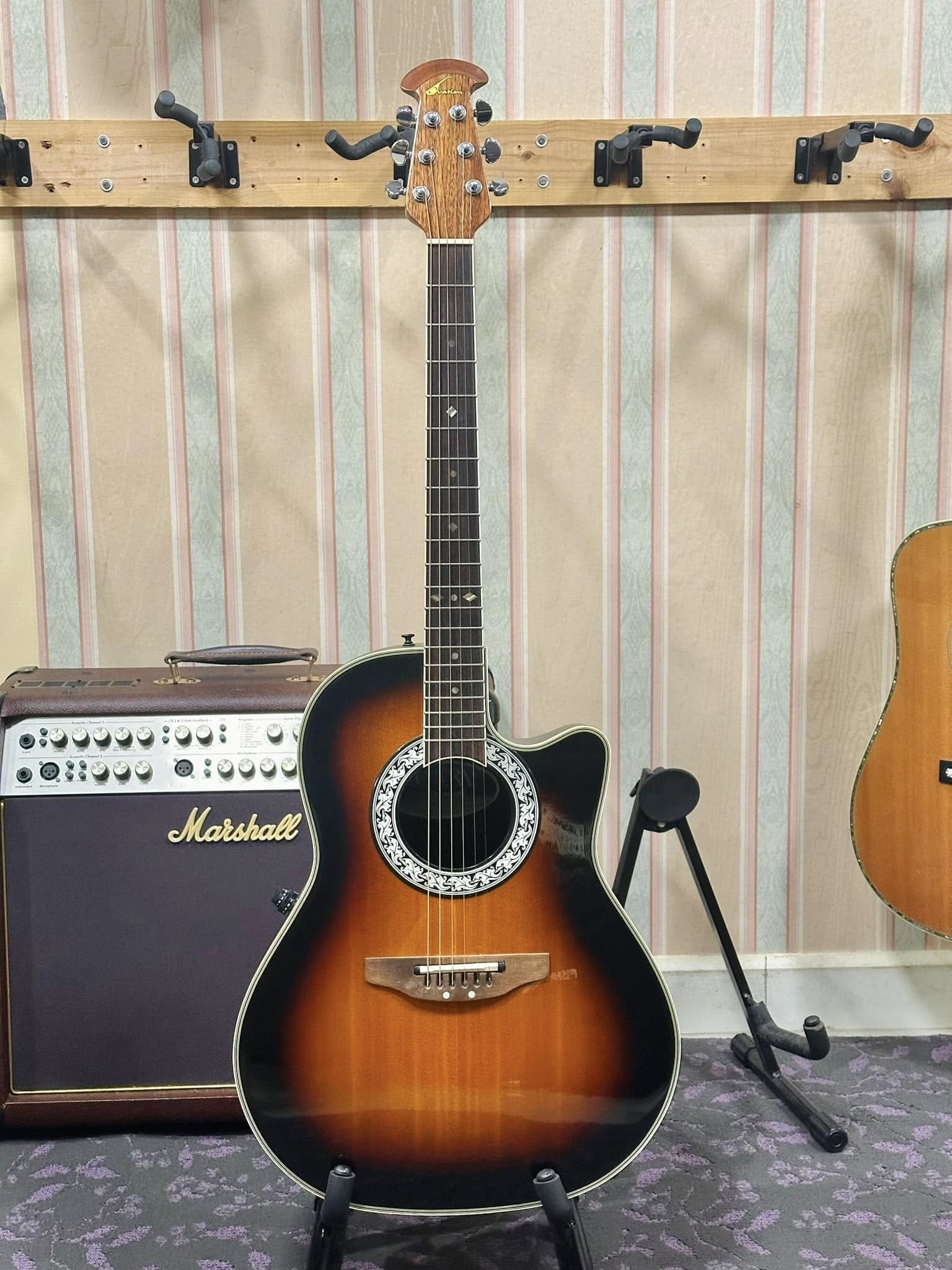 Ovation ULTRA Series NO.1527 エレアコ オベーション Used Ovation Ultra Series 1527 Snakeskin Acoustic Electric Guitar