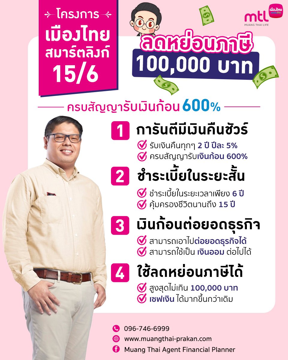 โครงการเมืองไทยสมาร์ตลิงก์ 15/6