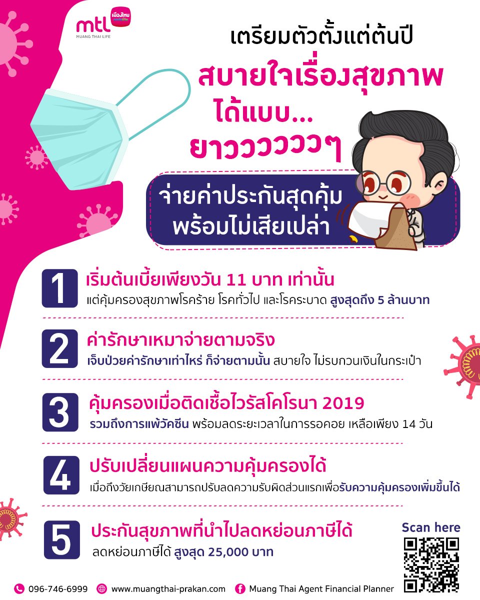 เตรียมตัวตั้งแต่ต้นปีสบายใจเรื่องสุขภาพ