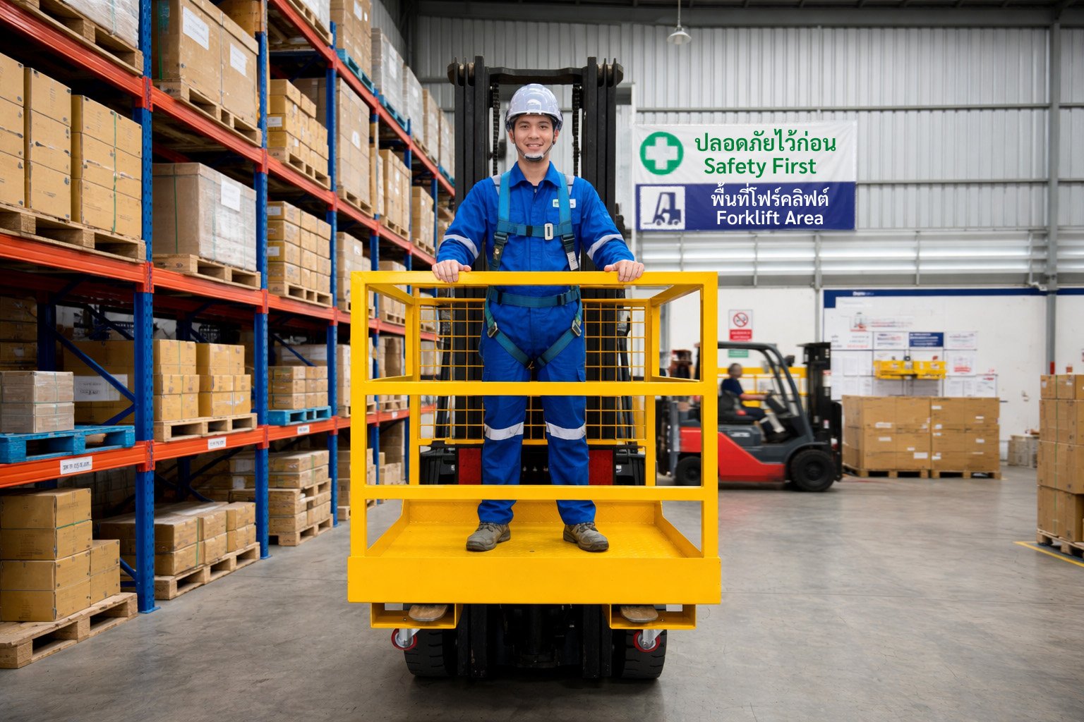กระเช้าโฟร์คลิฟต์
