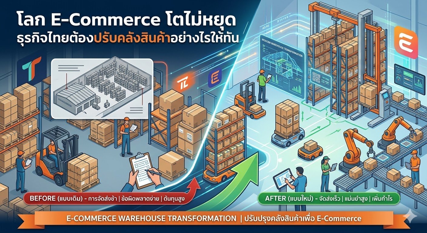โลก E-Commerce โตไม่หยุด ปรับคลังสินค้าอย่างไรให้ธุรกิจไทยอยู่รอด | Happy Move