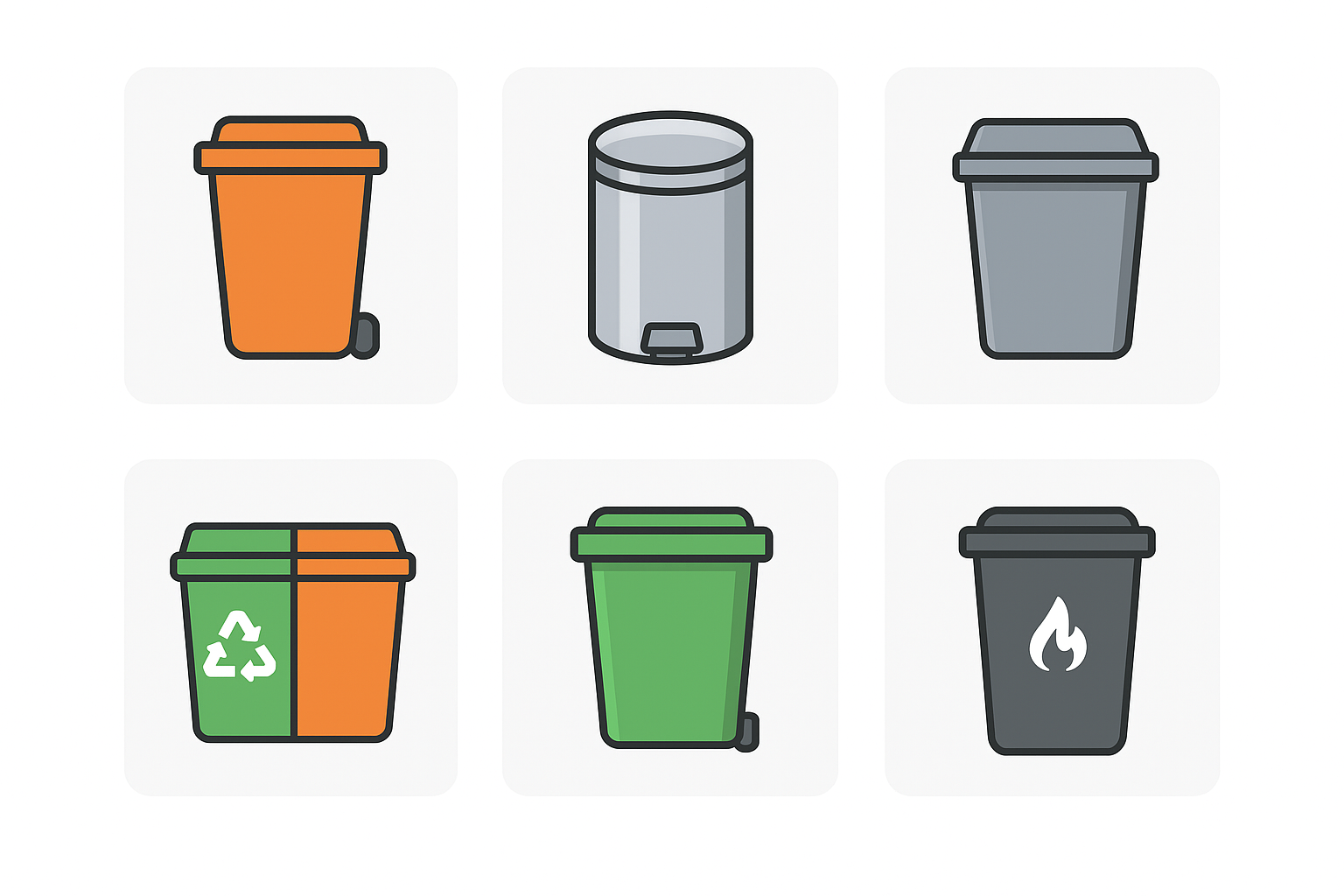 วิธีการเลือกซื้อถังขยะให้เหมาะกับการใช้งาน | Happy Move วิธีการเลือกซื้อถังขยะให้เหมาะกับการใช้งาน | Happy Move