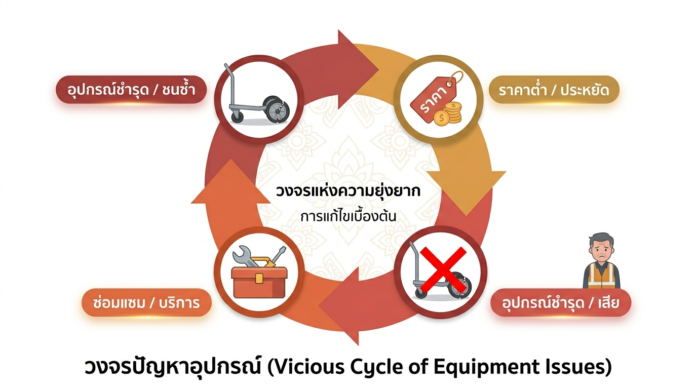 วิธีซ่อมรถเข็นของ