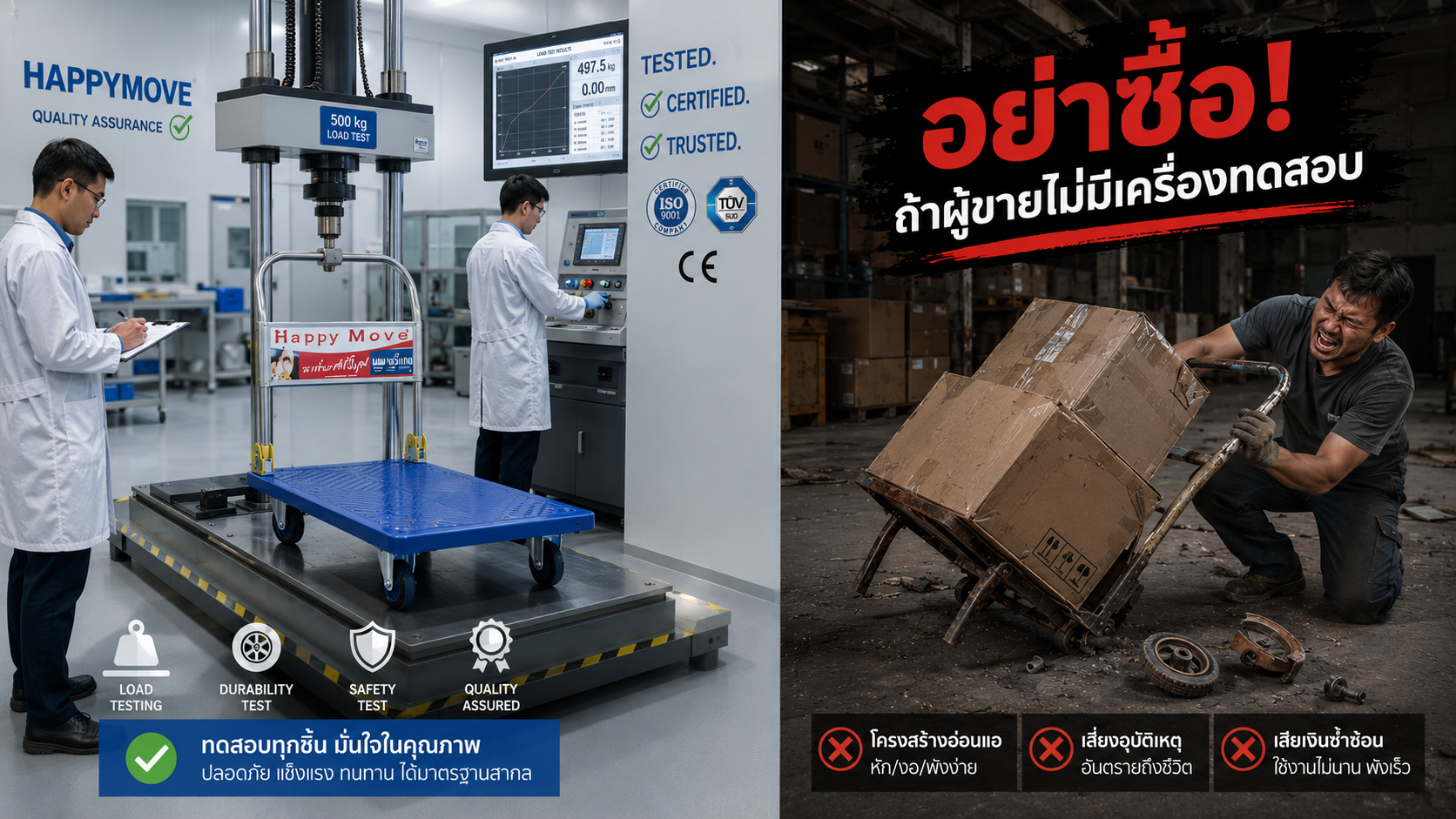 อย่าซื้อหากผู้ขายไม่มีเครื่องทดสอบ