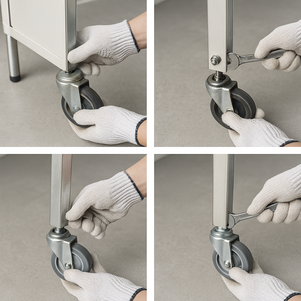 วิธีเปลี่ยนลูกล้อรถเข็นง่ายๆ ด้วยตัวเอง | HappyMove วิธีเปลี่ยนลูกล้อรถเข็นง่ายๆ ด้วยตัวเอง | HappyMove