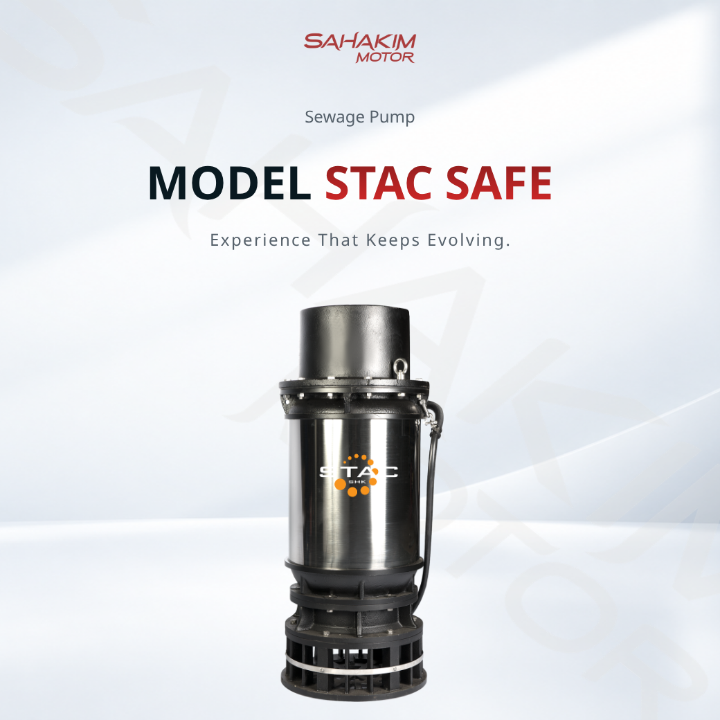 ปั๊มจุ่มแบบไหลตามแนวแกน STAC SAF สำหรับสูบน้ำเข้านาและระบายน้ำท่วมขัง
