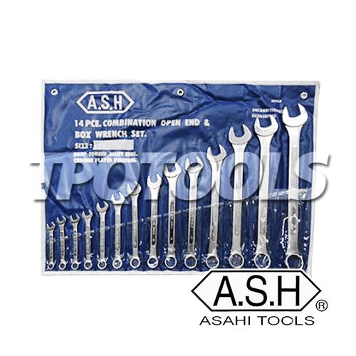 ชุดประแจแหวนข้างปากตาย (นิ้ว) ASAHI tpqtools