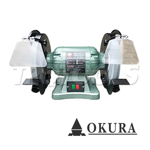 OK-8BG มอเตอร์หินไฟ (สีเขียว) 200 มม. (500W/220V) OKURA