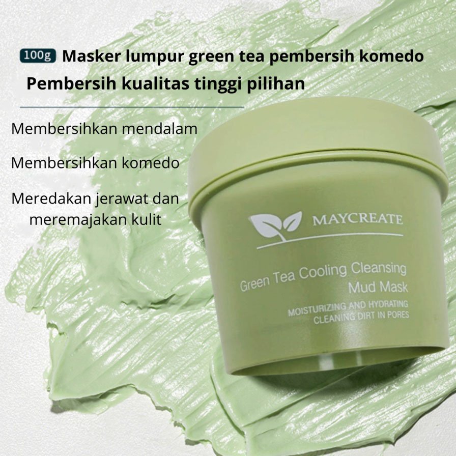 manfaat green tea cleansing mask