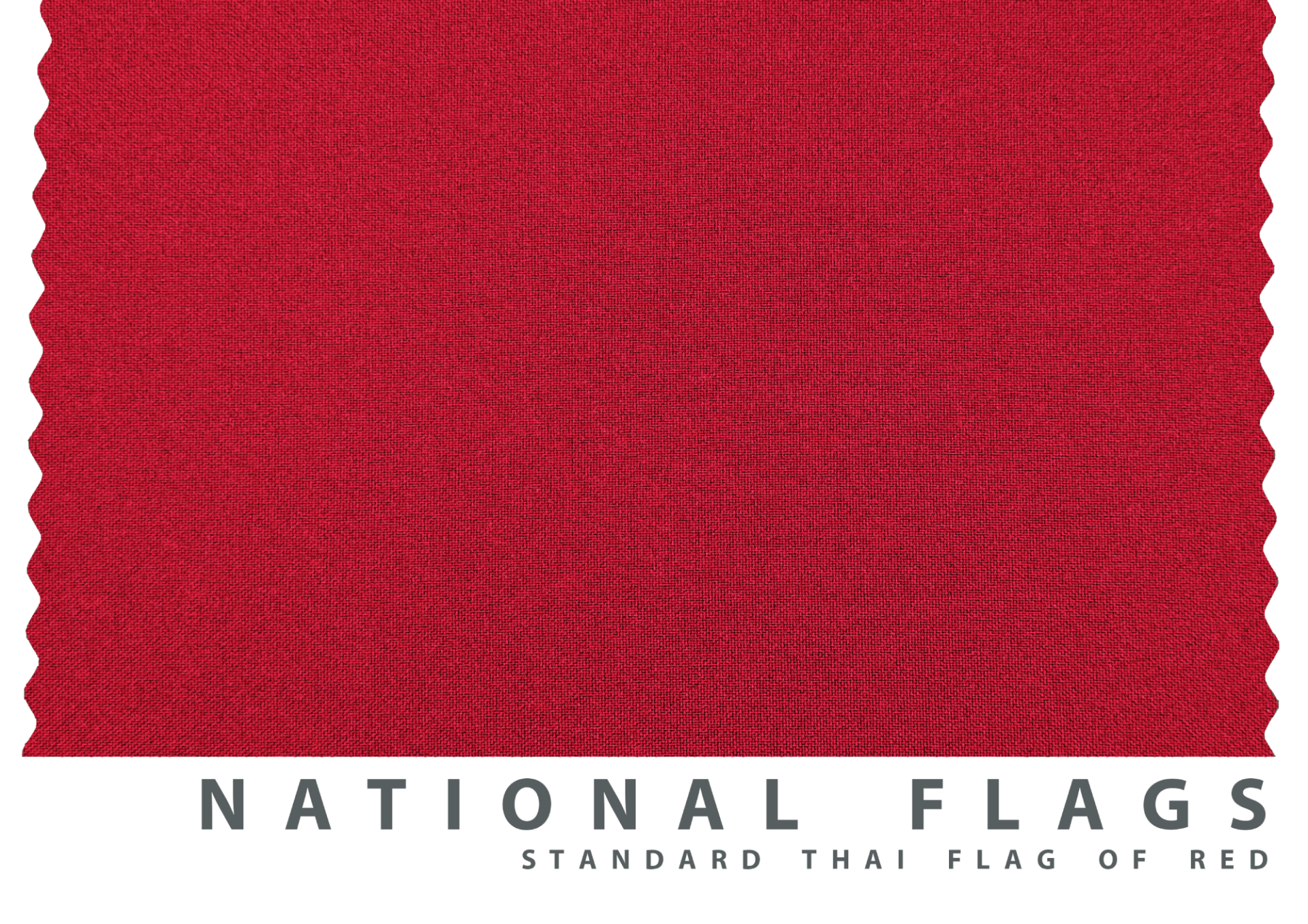 FLAG FABRIC - SPECIAL RED (STANDARD THAILAND'S FLAG COLOR)