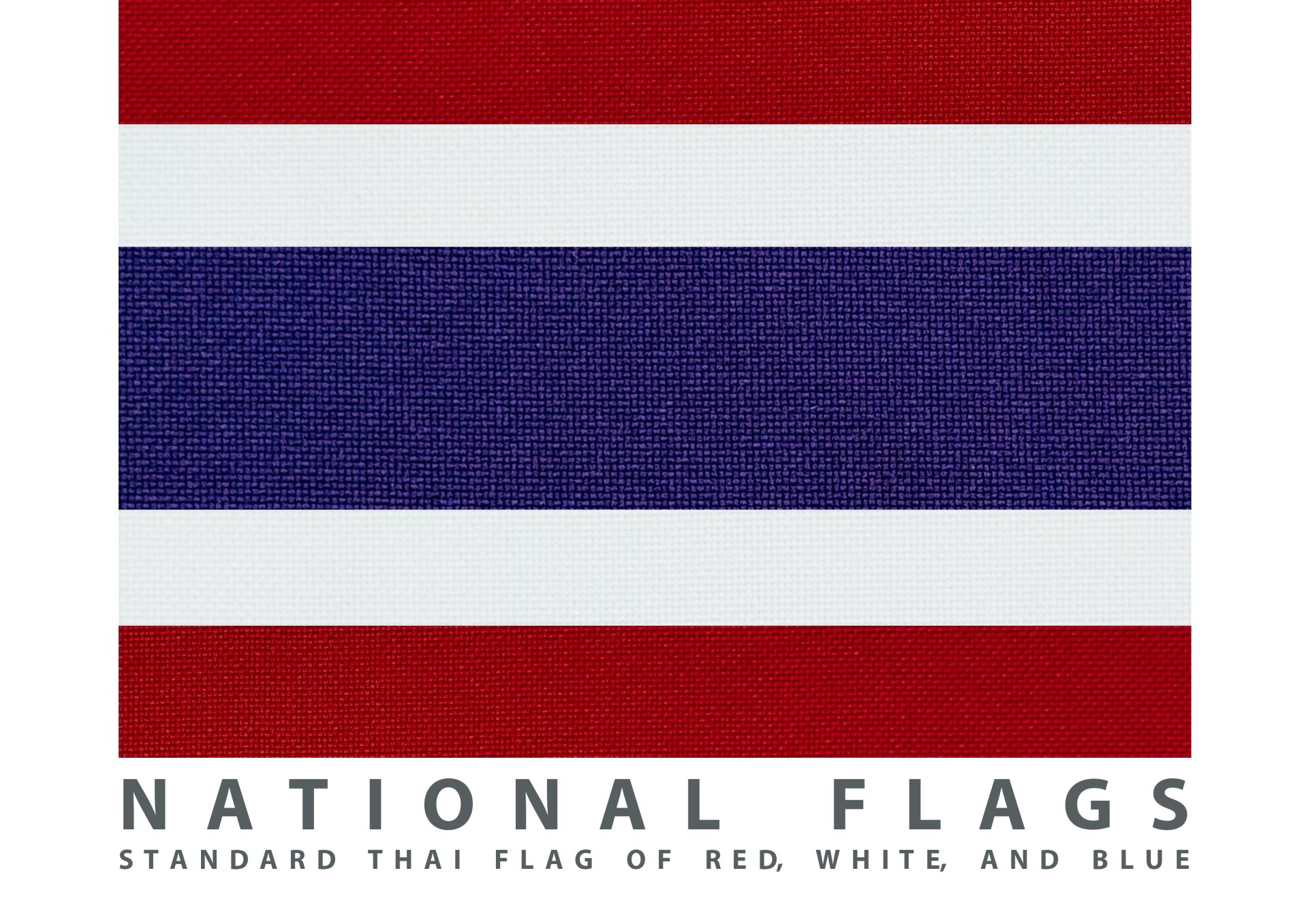 FLAG FABRIC - SPECIAL BLUE (STANDARD THAILAND'S FLAG COLOR)