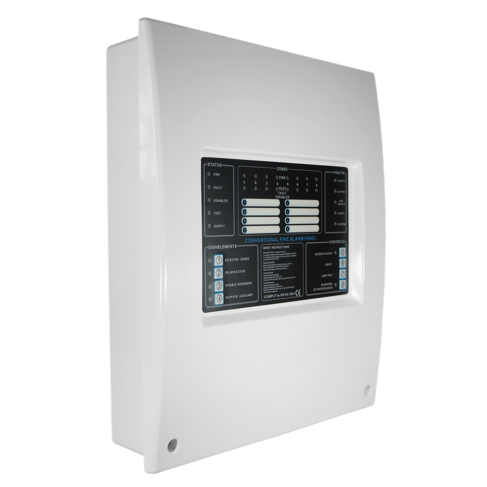 Zone Module Panel Control Panel 4 Zones - prosecureshop