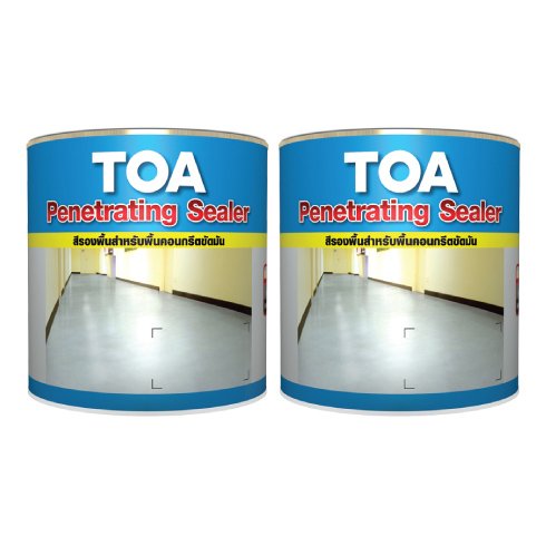 สี TOA ทีโอเอ เพเนเทรตติ้ง ซีลเลอร์ สีรองพื้นอีพ็อกซี่ 2 ส่วน สำหรับงานพื้นคอนกรีตขัดมัน