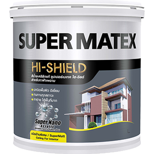 ซุปเปอร์เมเทค สีน้ำอะคริลิก สําหรับทาฝ้าเพดาน ซุปเปอร์เมเทค สีน้ำอะคริลิก สําหรับทาฝ้าเพดาน