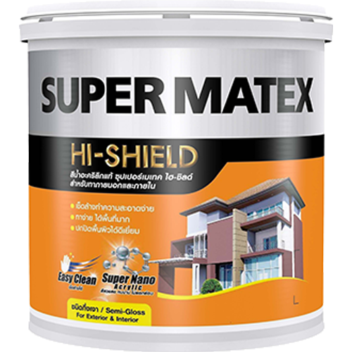 ซุปเปอร์เมเทค สีน้ำอะคริลิกชนิดกึ่งเงา สําหรับภายนอกและภายใน ซุปเปอร์เมเทค สีน้ำอะคริลิกชนิดกึ่งเงา สําหรับภายนอกและภายใน