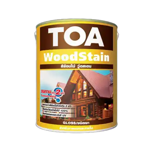 สี TOA สีย้อมไม้ ทีโอเอ วู้ดสเตน ชนิดเงา
