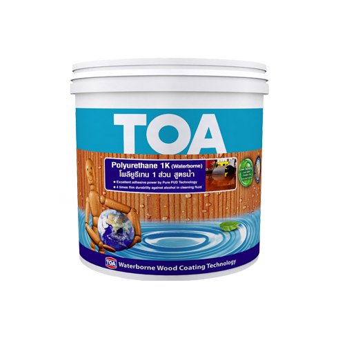 สี TOA ทีโอเอ โพลียูรีเทน สูตรน้ำ ชนิดด้าน สำหรับภายใน
