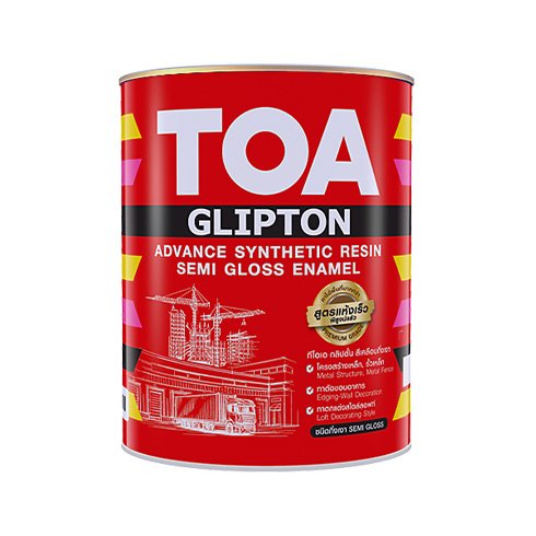 สี TOA ทีโอเอ กลิปตั้น สีน้ำมันเคลือบกึ่งเงา