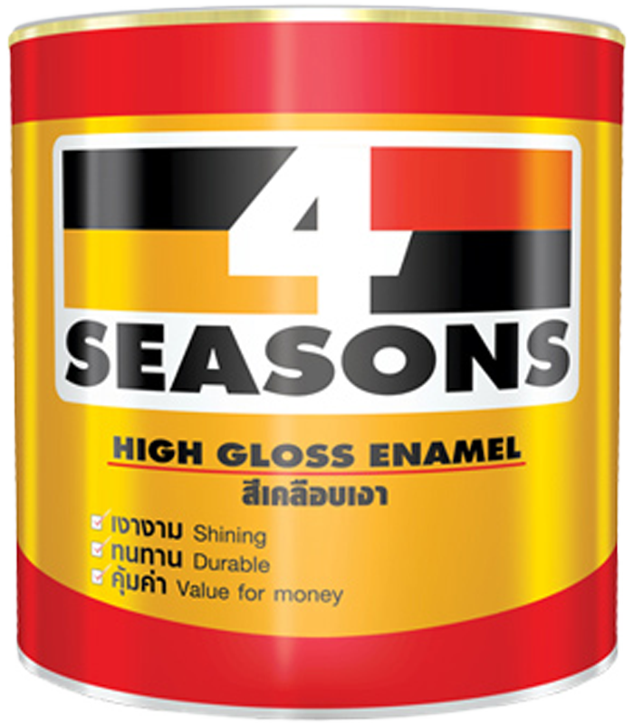 สีน้ำมันเคลือบเงา 4 ซีซันส์ สีน้ำมันเคลือบเงา 4 ซีซันส์