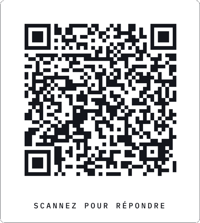 Code QR vers le formulaire d'intérêt acheteur