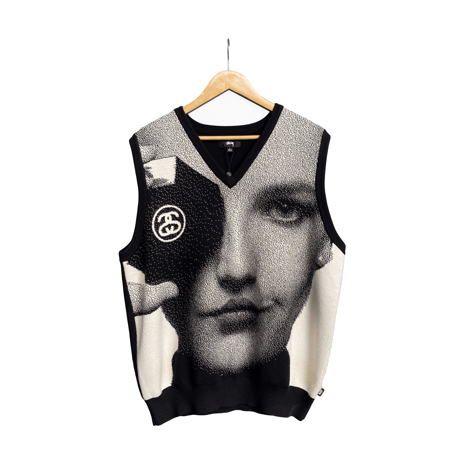 STUSSY PHOTO JACQUARD VEST [L]