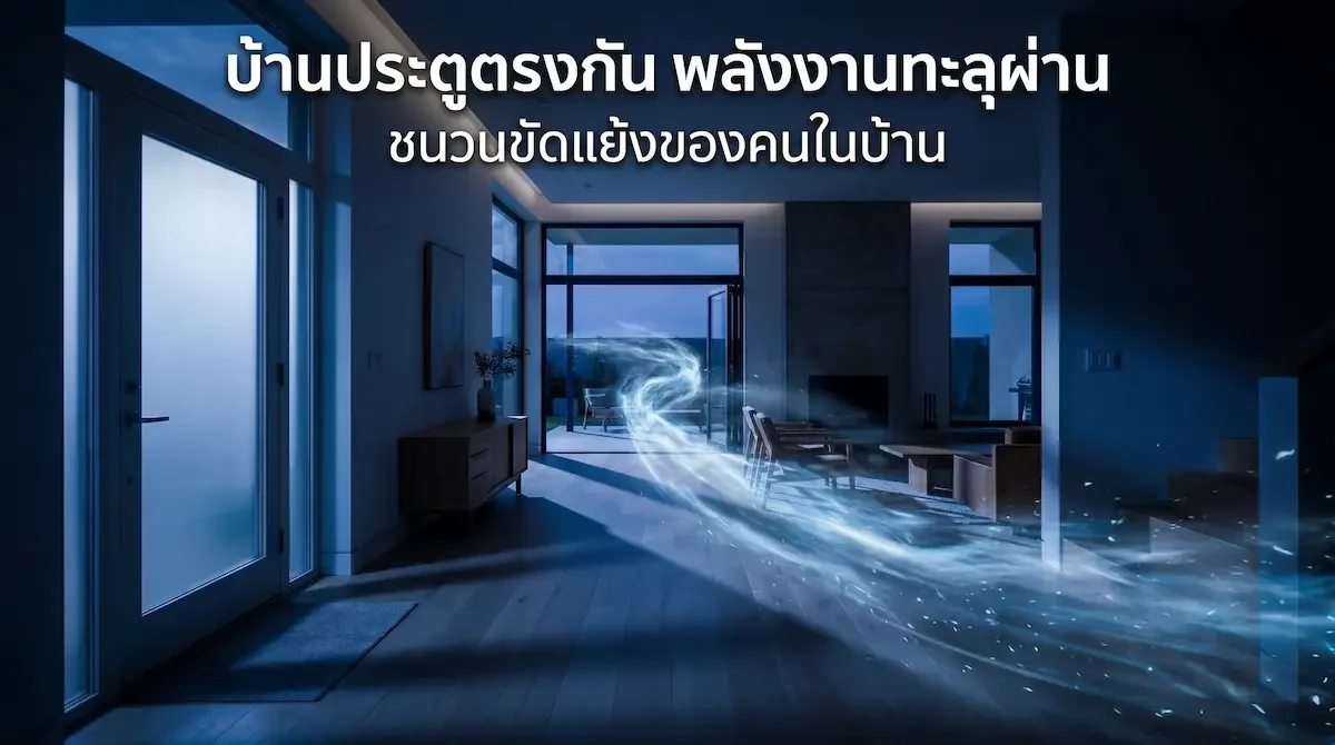 บ้านประตูตรงกัน