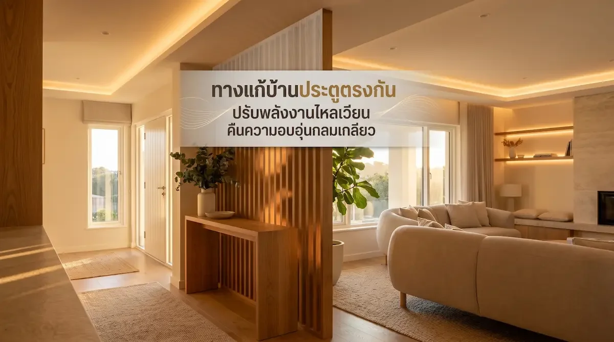 บ้านประตูตรงกัน
