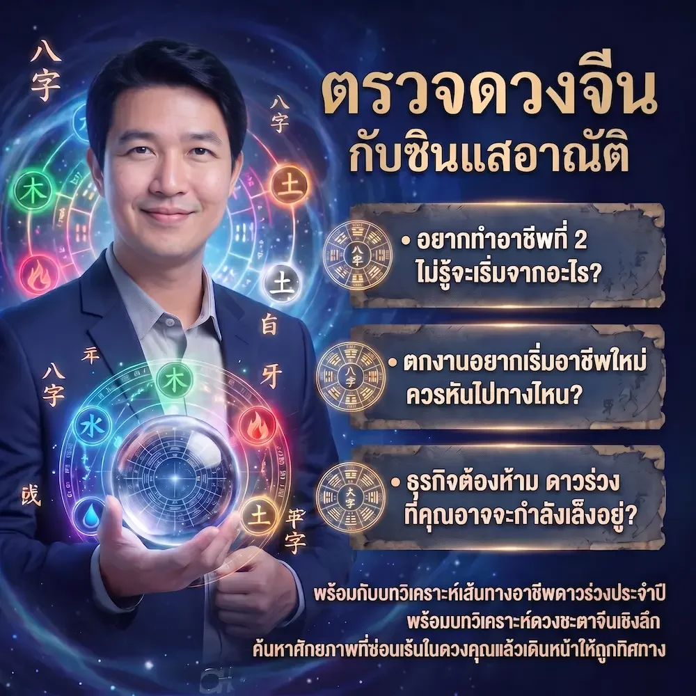 ตรวจดวงชะตาจีน ปาจื่อ Bazi  โป๊ยหยี่สี่เถี่ยว
