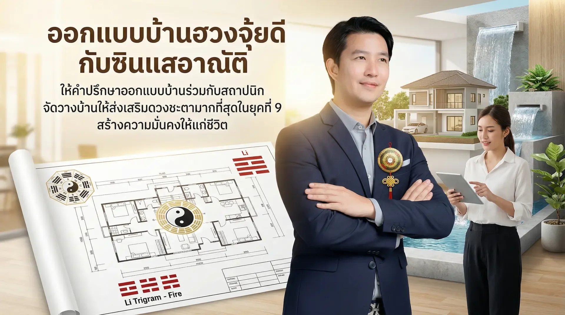 ออกแบบบ้าน ฮวงจุ้ยดี