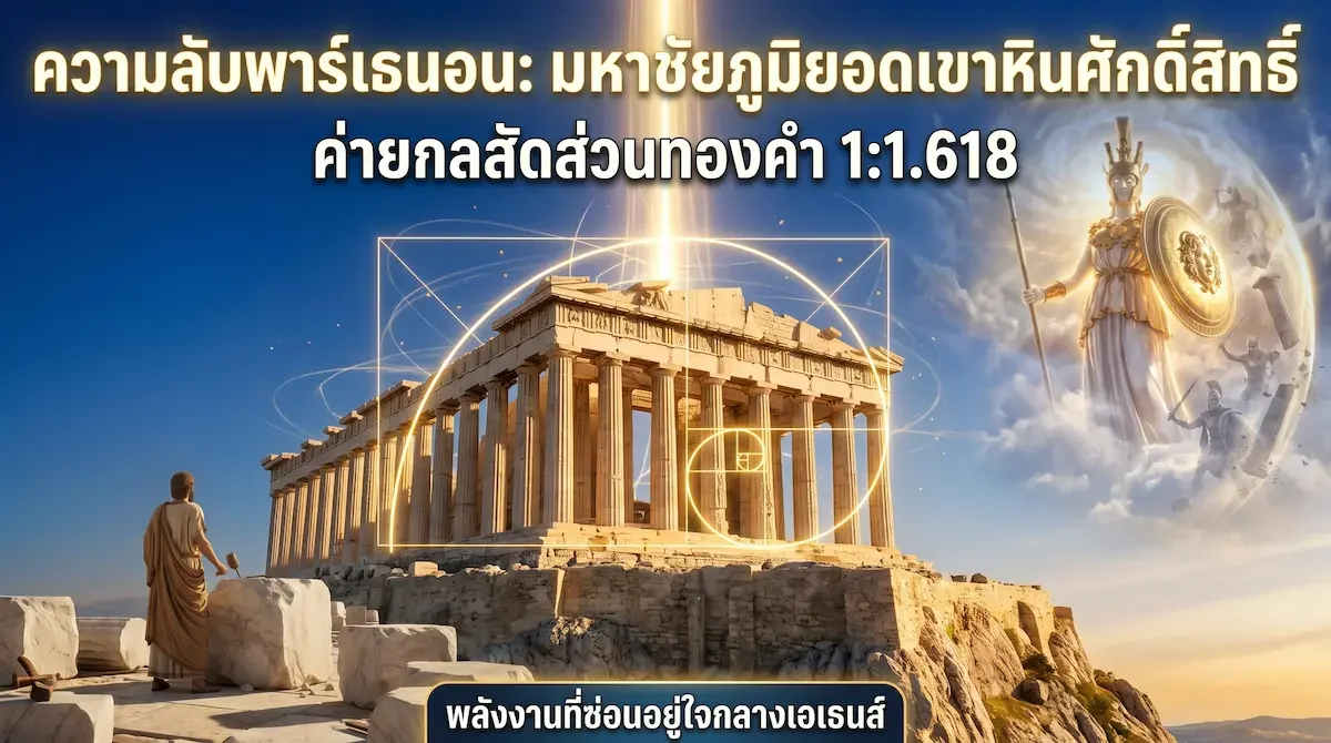 ถอดรหัสฮวงจุ้ยวิหารพาร์เธนอน: มหาค่ายกลหินไร้เส้นตรง 2,500 ปี สัดส่วนทองคำ และพีระมิดล่องหนปกป้องเอเธนส์