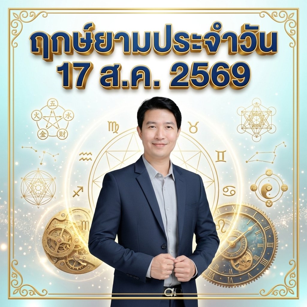วันจันทร์ที่ 17 ส.ค. วันหมูน้ำ "สายน้ำแห่งปัญญา เชื่อมโยงโอกาส พลิกแพลงกลยุทธ์สู่ชัยชนะ" (แต่มี 1 กลุ่มวันเกิดต้องระวัง!)
