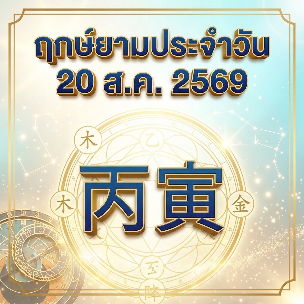 วันพฤหัสบดีที่ 20 ส.ค. วันเสือไฟ "จุดประกายวิสัยทัศน์ ส่องแสงนำทาง ปลดล็อกพลังสู่ความสำเร็จ" (แต่มี 1 กลุ่มวันเกิดต้องระวัง! )