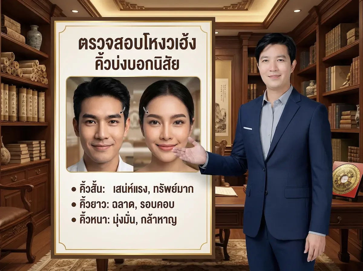 ลักษณะคิ้วบอกนิสัย และ โหงวเฮ้ง