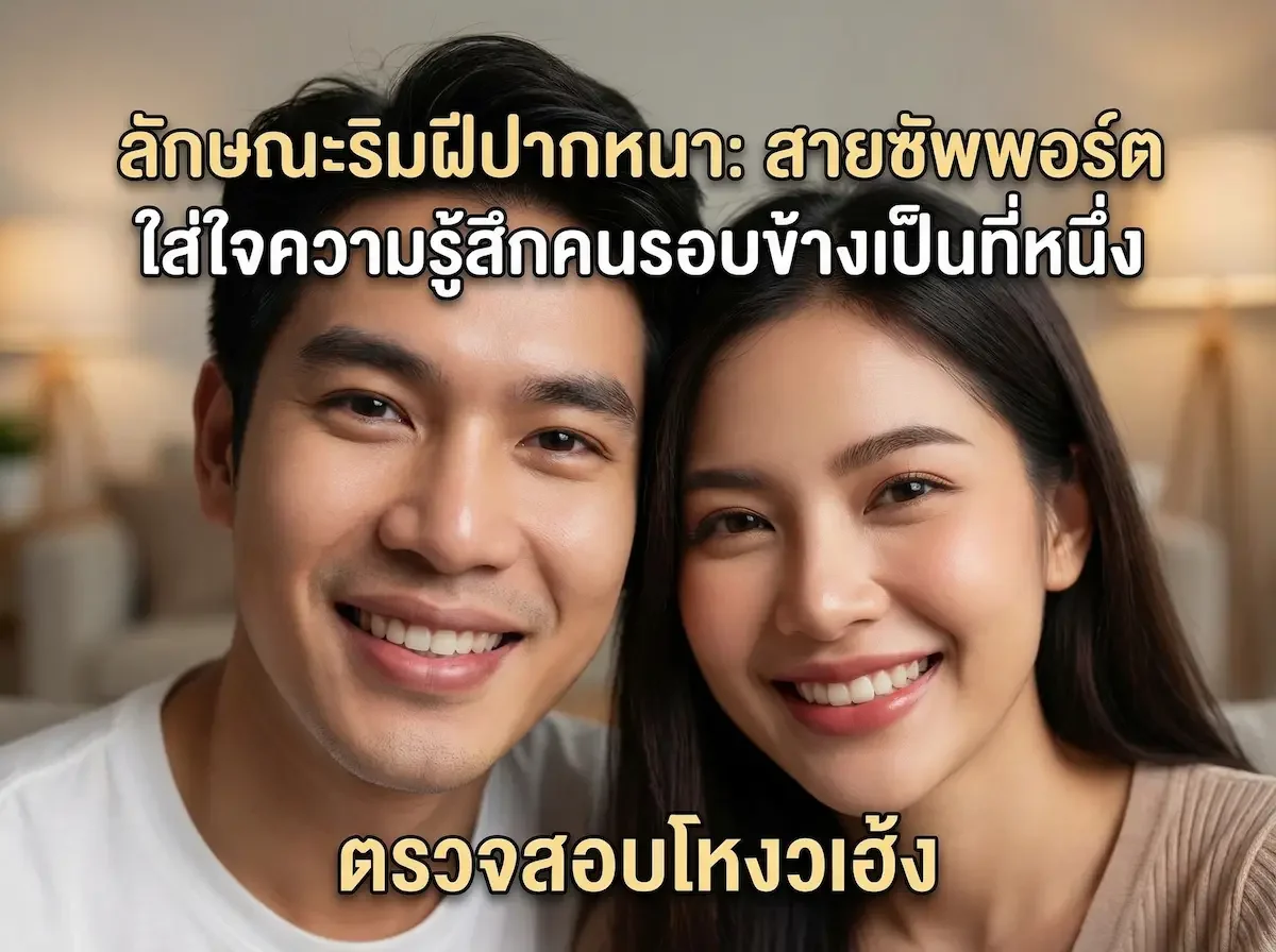 โหงวเฮ้ง ริมฝีปาก บอกใจคน