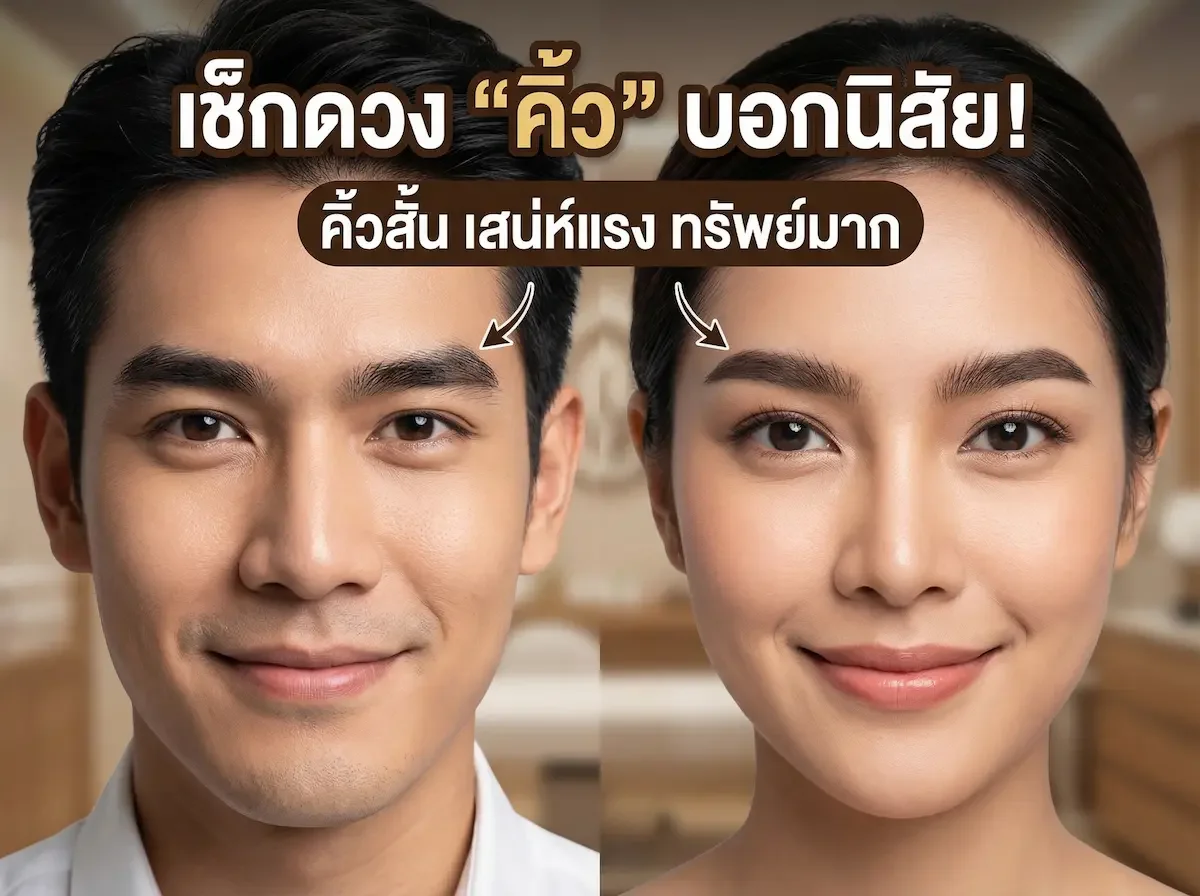 ลักษณะคิ้วบอกนิสัย อ่านใจคนบนใบหน้า