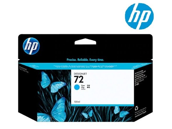 HP 72  C9371A 130ml Cyan  Ink Cartridge  หมึกพิมพ์อิงค์เจ็ทสีฟ้า รับประกันศูนย์บริการของแท้แน่นอน