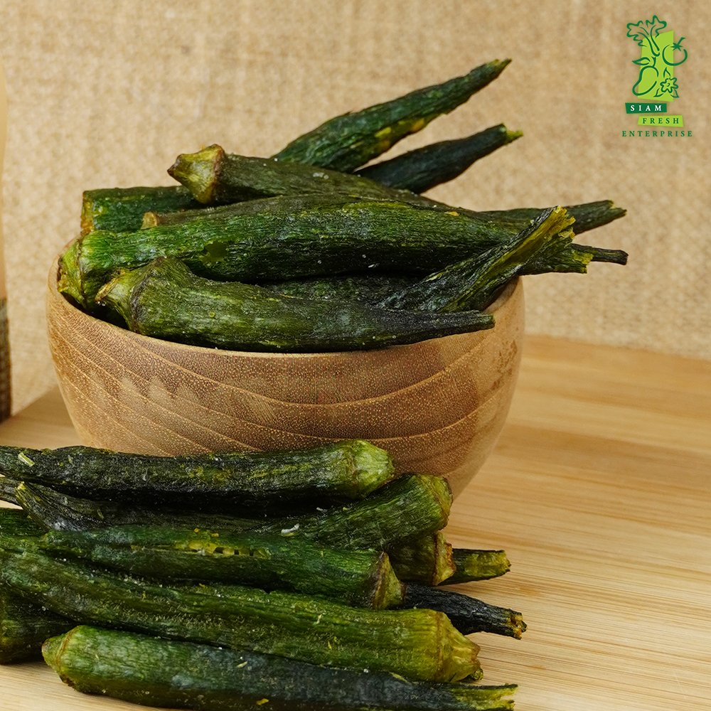 Siam Fresh⎮Siam's Okra Chips กระเจี๊ยบกรอบ - siamfresh