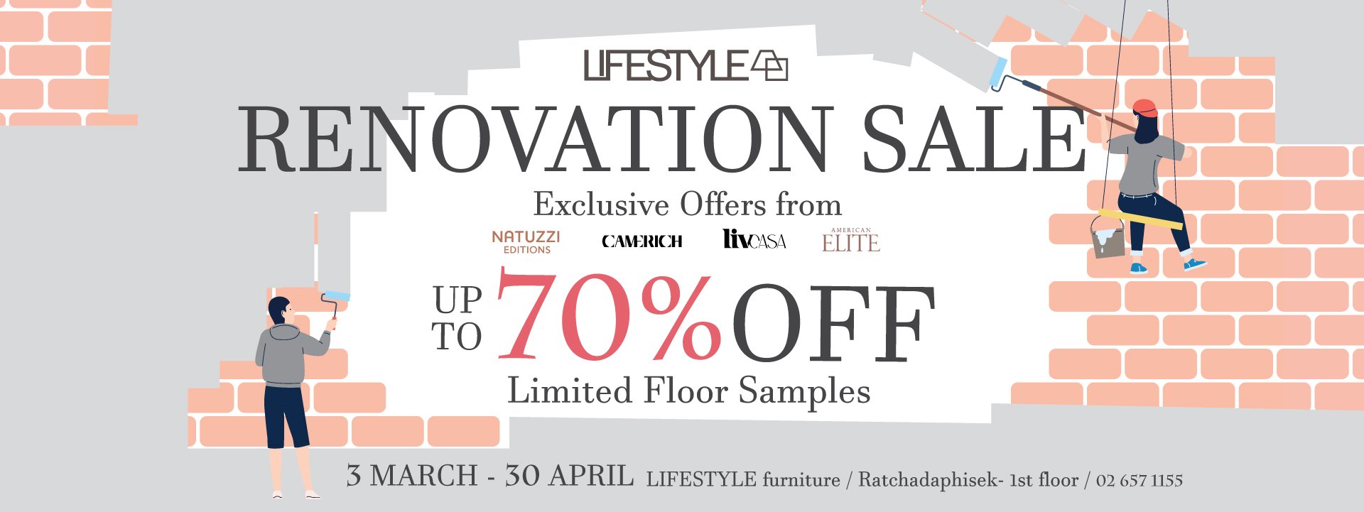 LIFESTYLE FURNITURE REVOVATION SALE