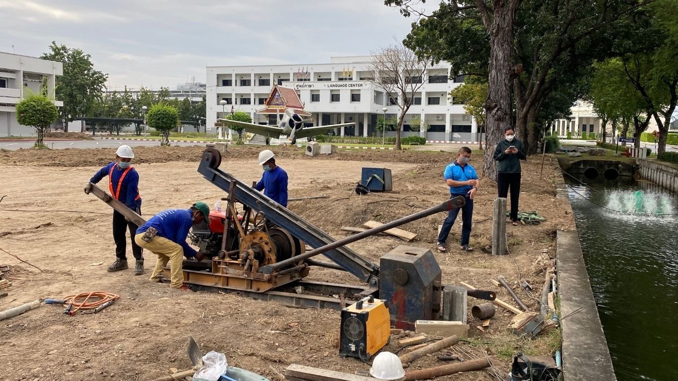 บริการตอกเสาเข็ม  ไมโครไพล์