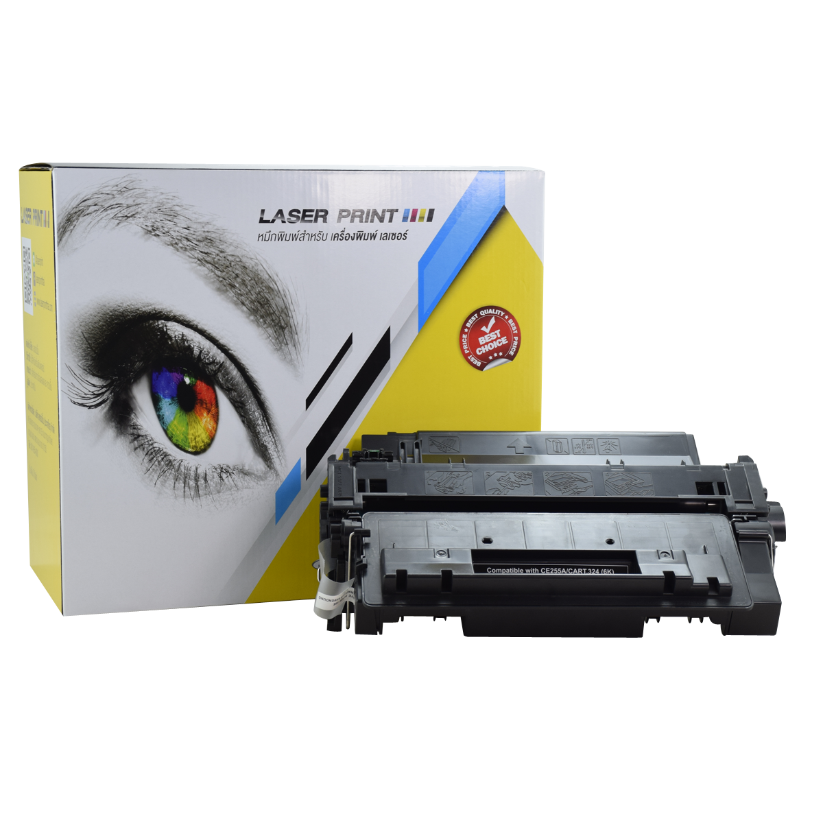 HP CE255A/Canon Cartridge-324 (6K) Laserprint Black
