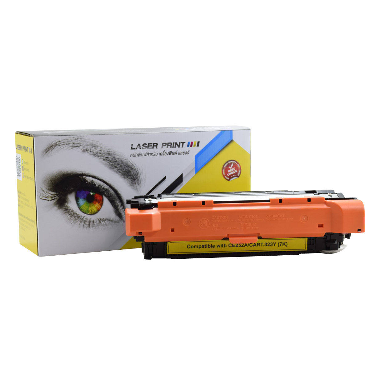 CE252A (HP 504A)/Canon Cartridge 323Y 5k Laserprint Yellow