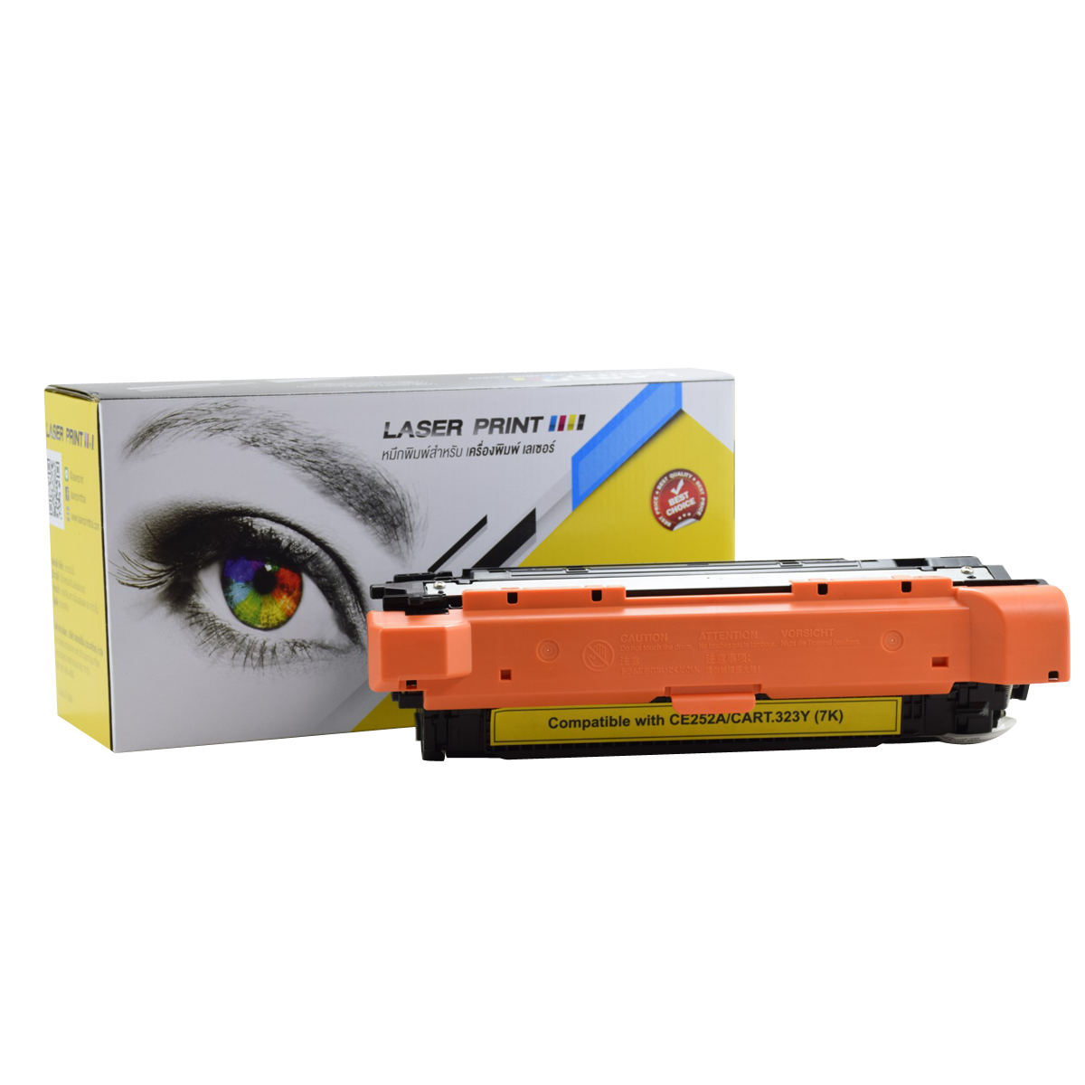 CE252A (HP 504A)/Canon Cartridge 323Y 5k Laserprint Yellow