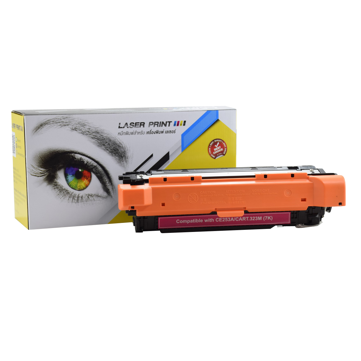 CE253A (HP 504A)/Canon Cartridge 323M 5k Laserprint Red