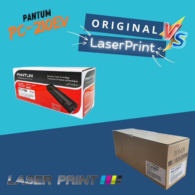 Pantum PC-210EV ของแท้ VS LaserPrint Pantum PC-210EV ของแท้ VS LaserPrint