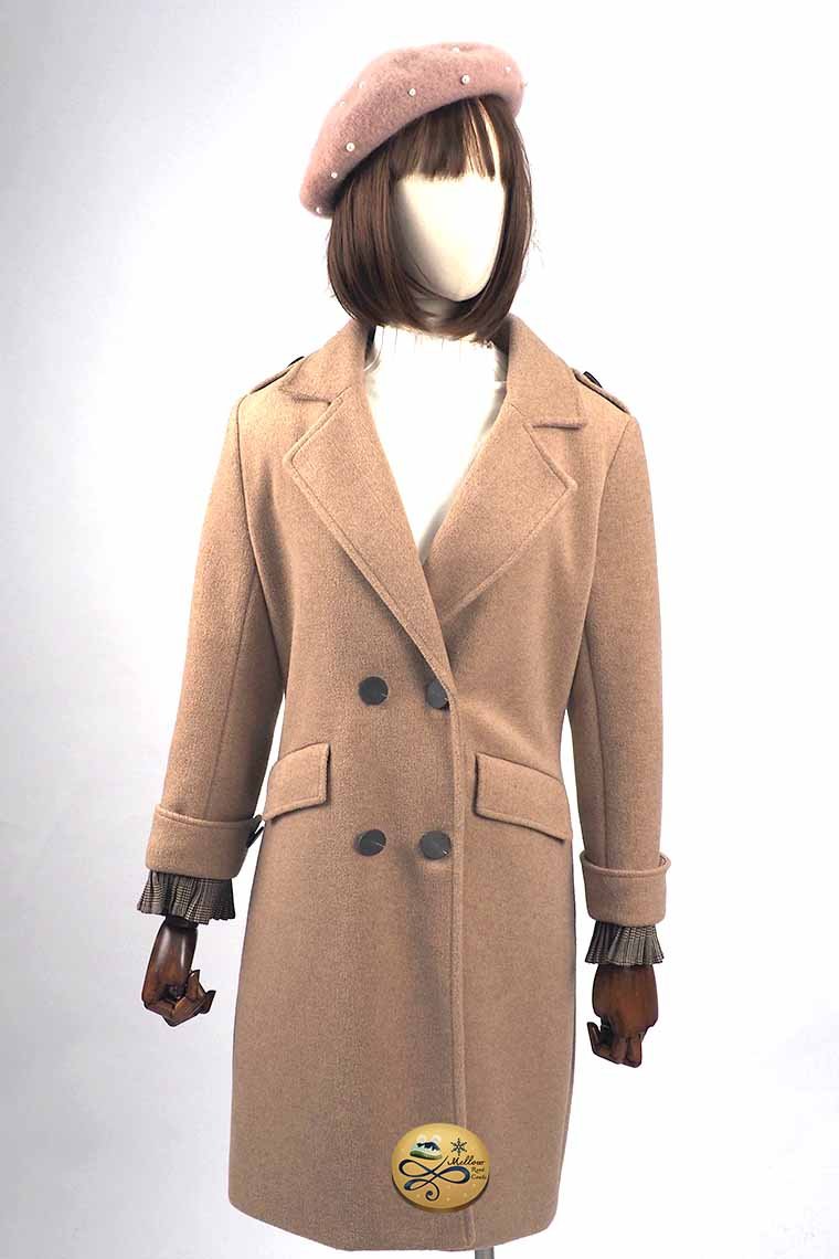 เช่าเสื้อโค้ทผู้หญิง รุ่น  Cameo Brown Straight Coat	 902GCL233FABRS1